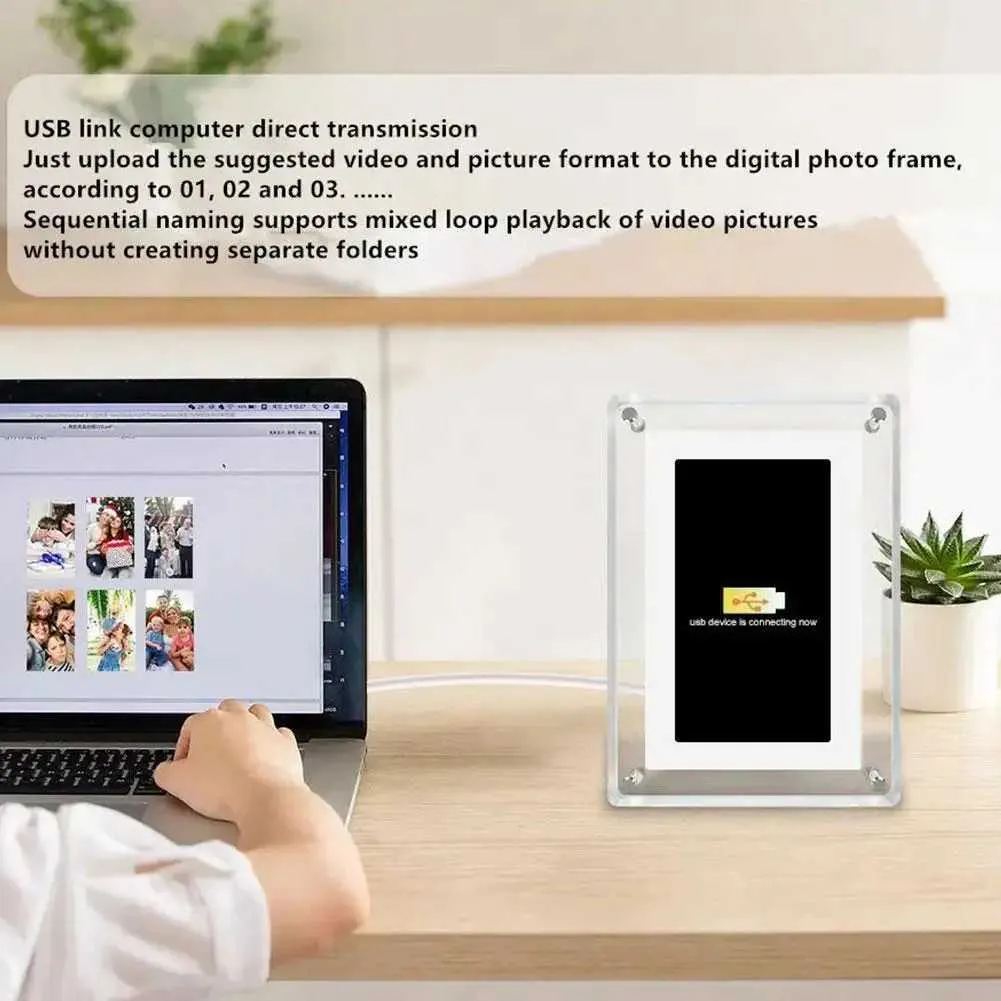 24% OFF – Heei 5‑Inch Acrylic Digital Photo Frame 1080P IPS, 1200 mAh Battery, 4GB Memory – Best Deal 2026