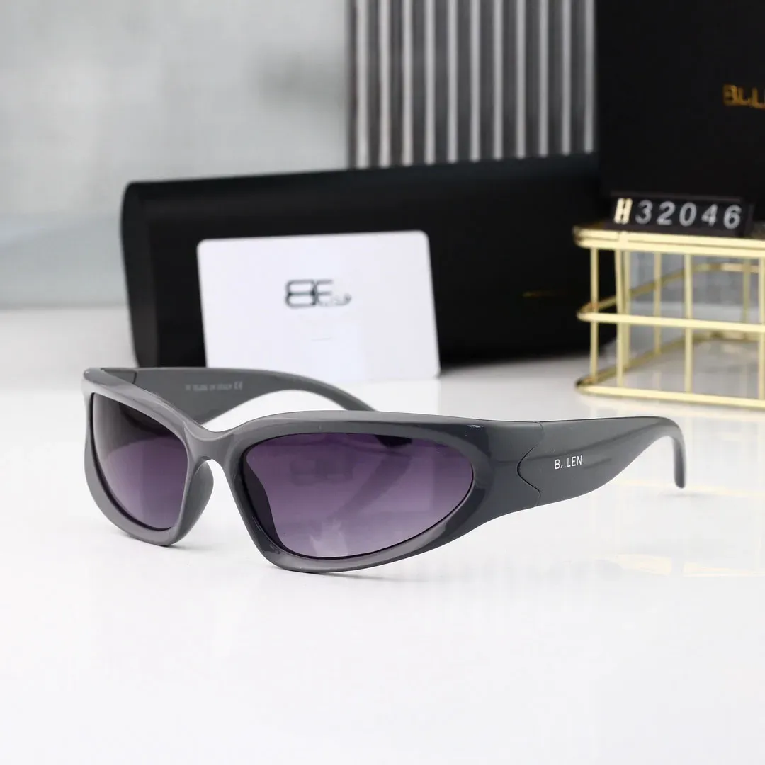 Marque B Designer Lunettes de soleil Sports de plein air Cyclisme Miroir Hommes Dames Hot Girls Super Cool Lunettes de soleil Technologie Mode Personnalité Hip Hop Mirro