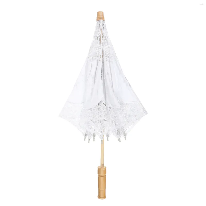 Umbrellas Handmade Umbrella Handheld Pastoral Embroidered Bride Wedding Pography Prop Decorative Vintage