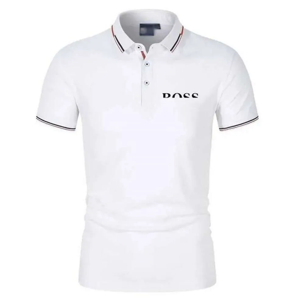 T-shirts Designer Polo Lettre Casual Court Hommes Mode Lâche Revers Demi Manches Vêtements Pour Hommes T Haute Qualité22231