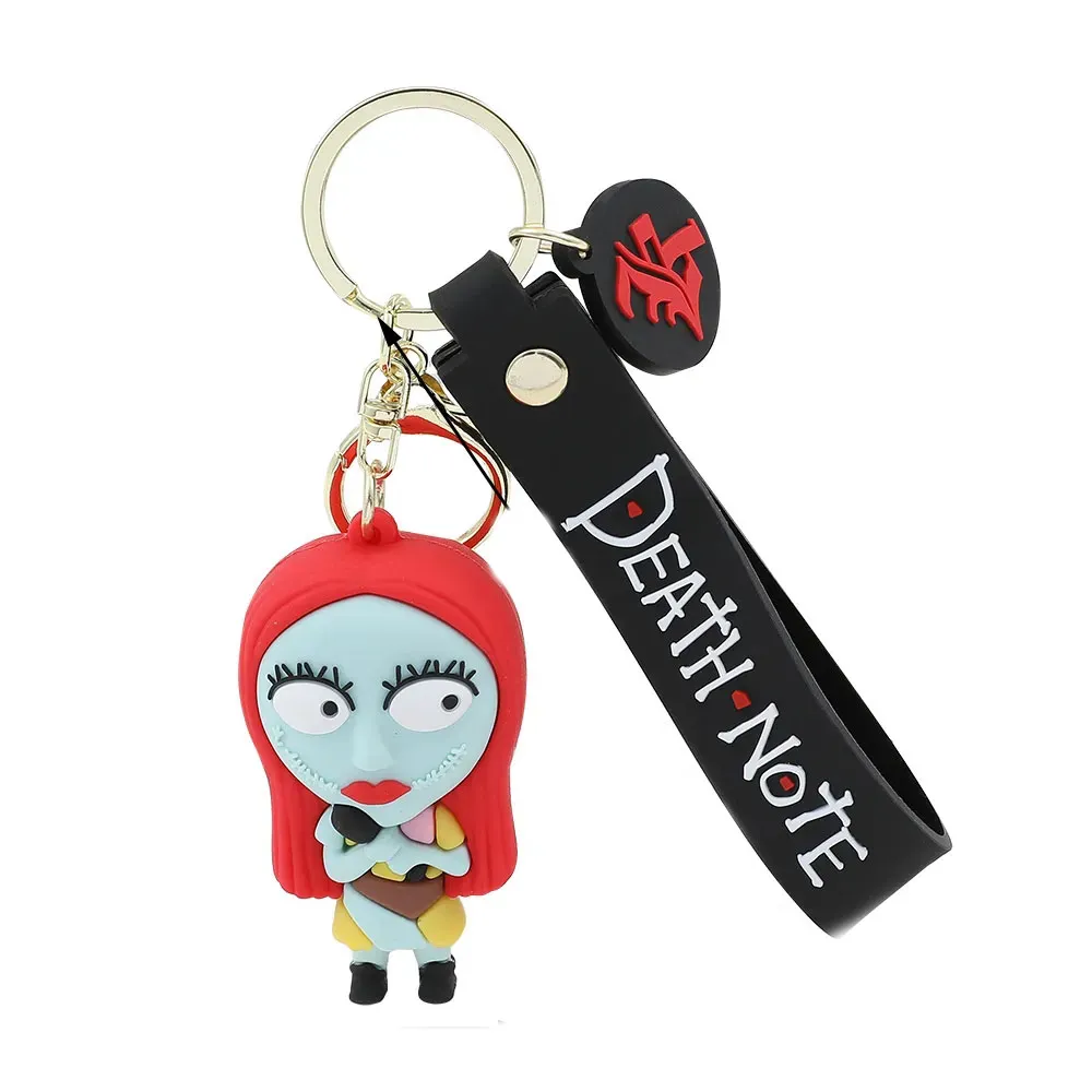 Christmas Eve Horror Night Doll Keychain Halloween PVC Keychain Cute Personality Skeleton Jack Doll