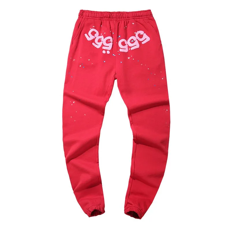 Hoodie Hoodie Mens Pink Hoodies Spider Tracksuit Designer Sweatspants وضعت سميكة Terry Cloth High Street Tide Athleisure عالي الجودة من البلوزات الرغوية 50