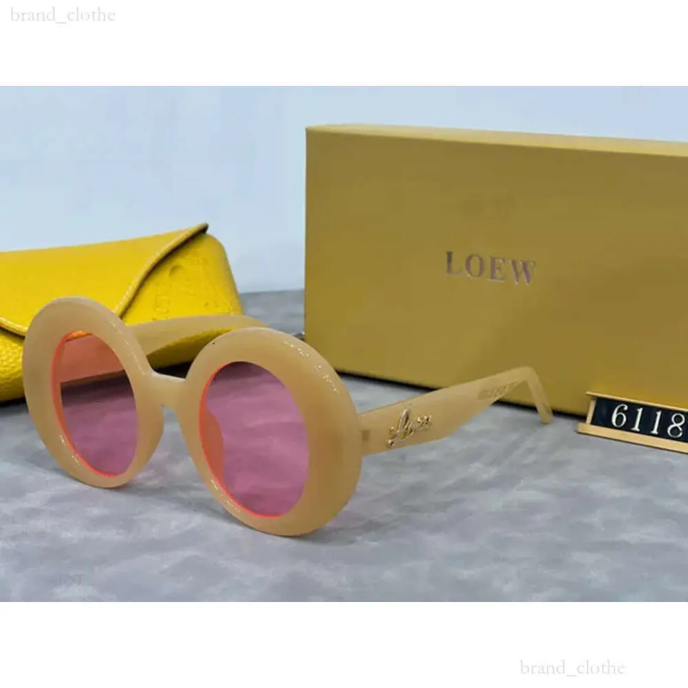 Loewee Sonnenbrille, klassische Designer-Sonnenbrille für Damen, Modell LW40089I, Brille für Herren und Damen, gleicher Stil, luxuriöse Herren-Sonnenbrille, neue runde Acetat-Sonnenbrille 131