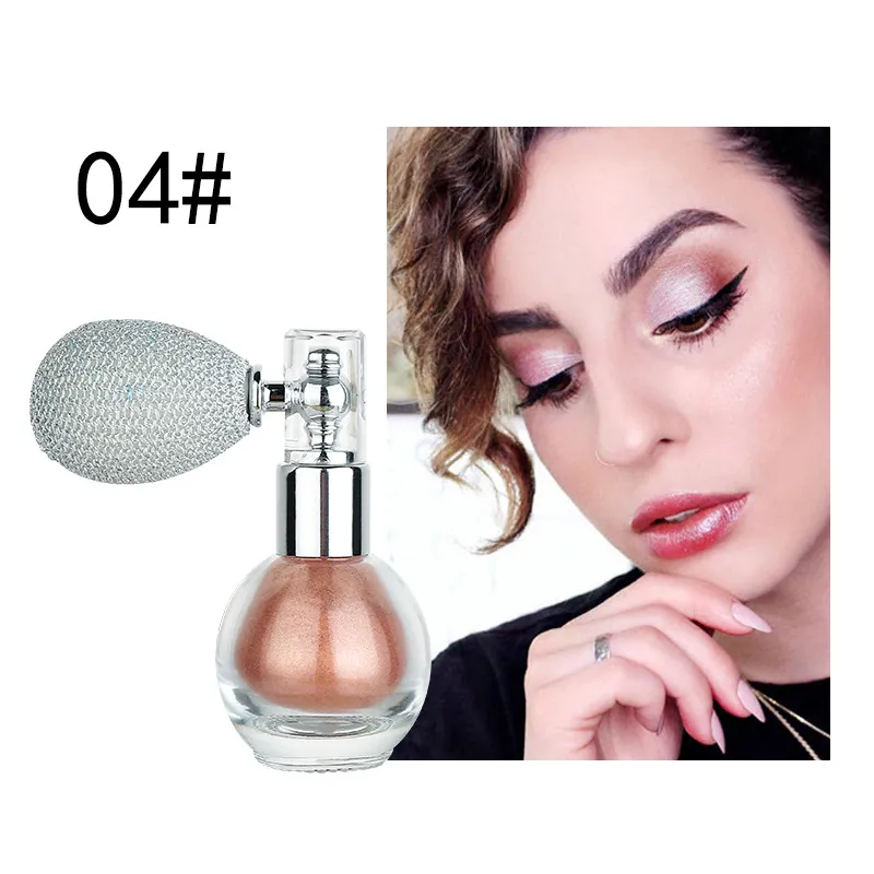 Glitter Spray Polvere illuminante diamantata Fata Lucente Alta brillantezza Fantasia Polvere ad alta luminosità Perla che illumina il tono della pelle