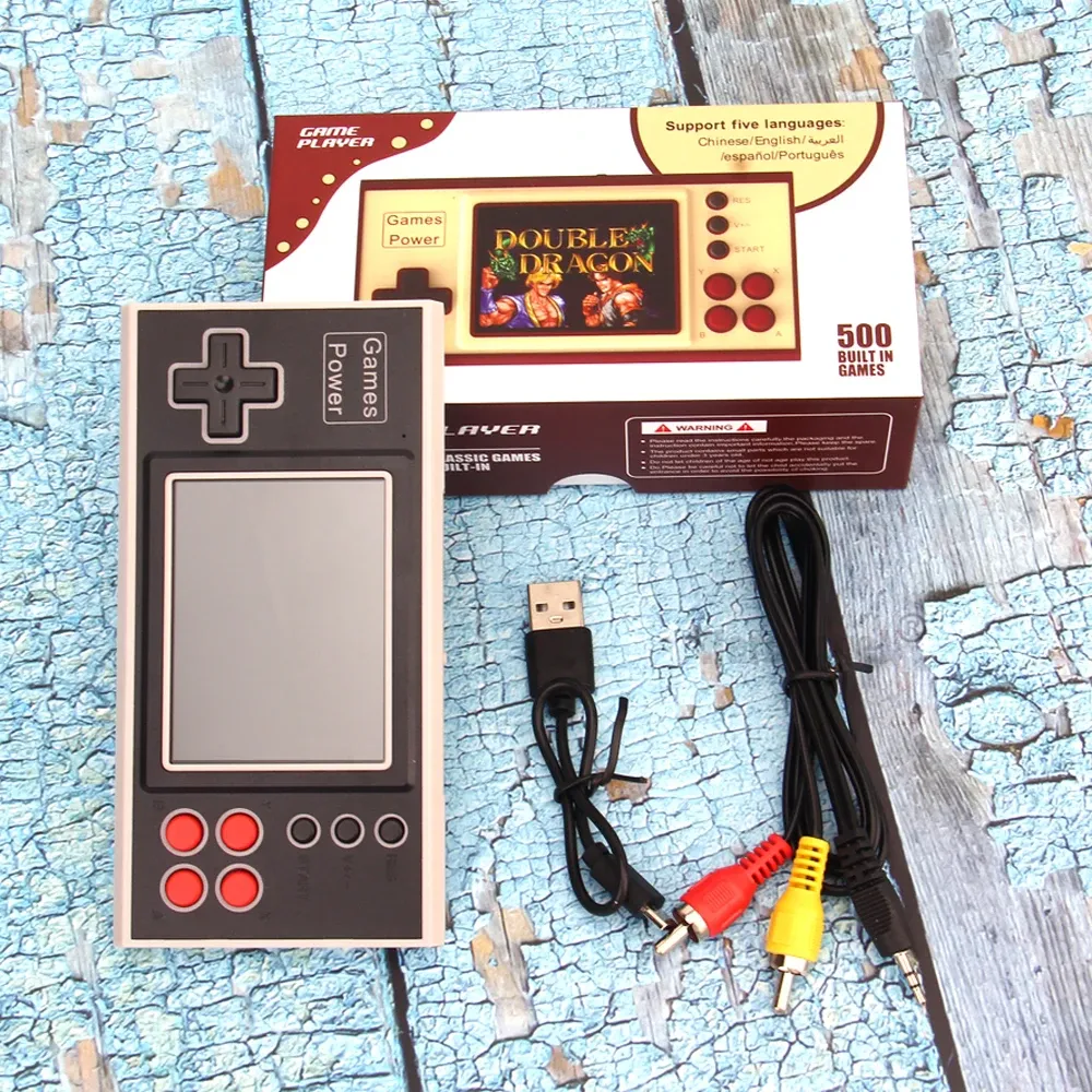 Consoles 2022 K30 Retro Handheld Video Game Console 500 Jogos Portátil Bolso Mini Ameboy Retro Video Gaming Console Melhores Presentes