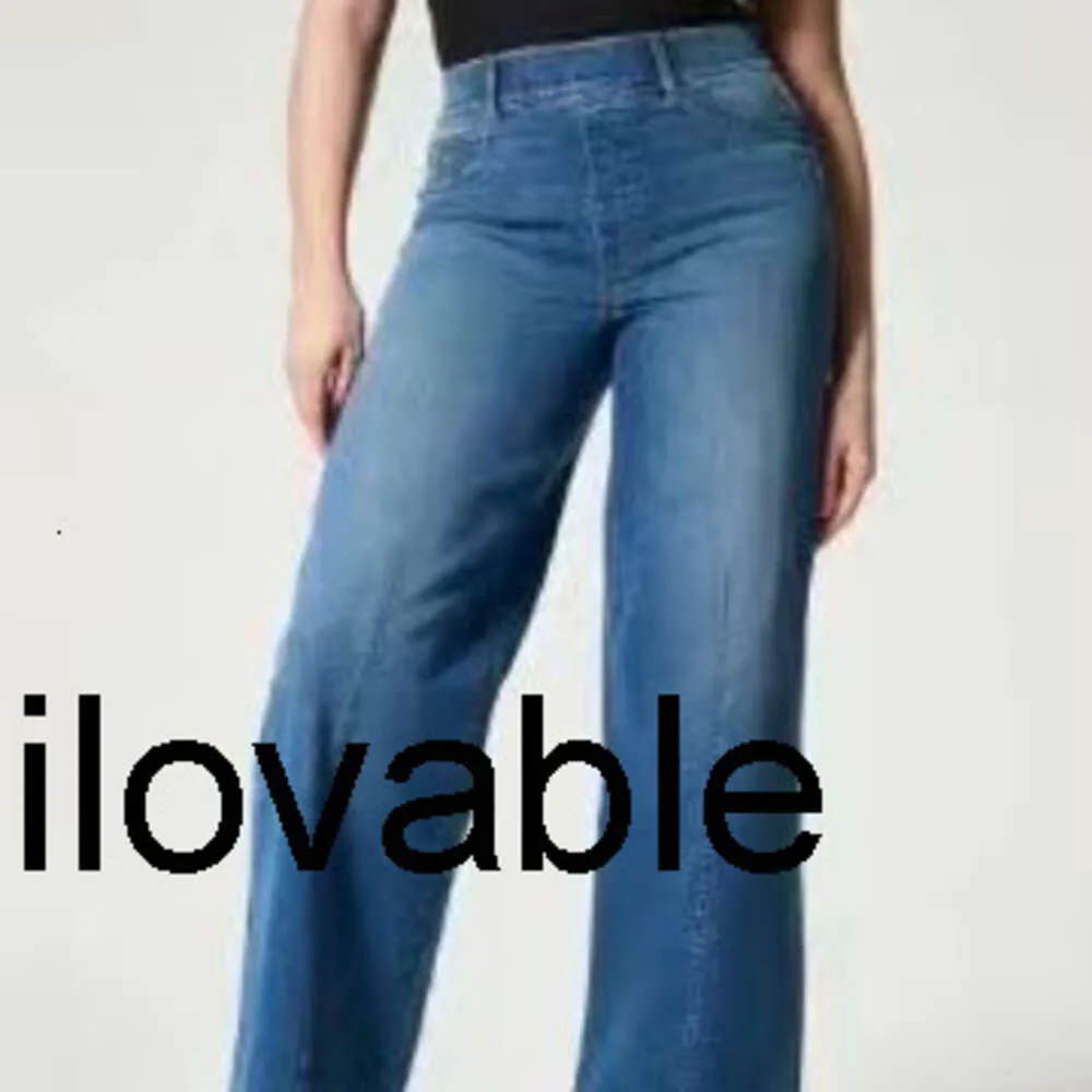 Fashions hilovable Modische vierseitige elastische Strick-Jeans, lockere und bequeme elastische Jeans, bequemer Stoff, gleicher Kurzfilm