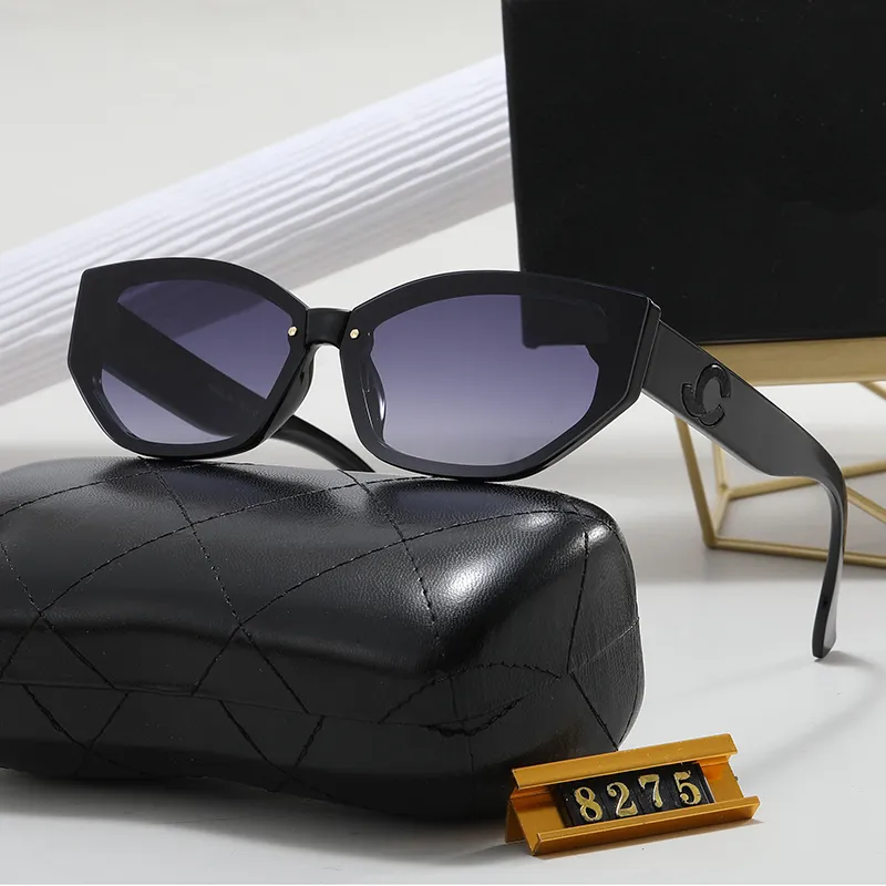 Luxe zonnebril Designer zonnebril Casual heren Damesbril UV-bescherming Fashion zonnebril 6 kleuren