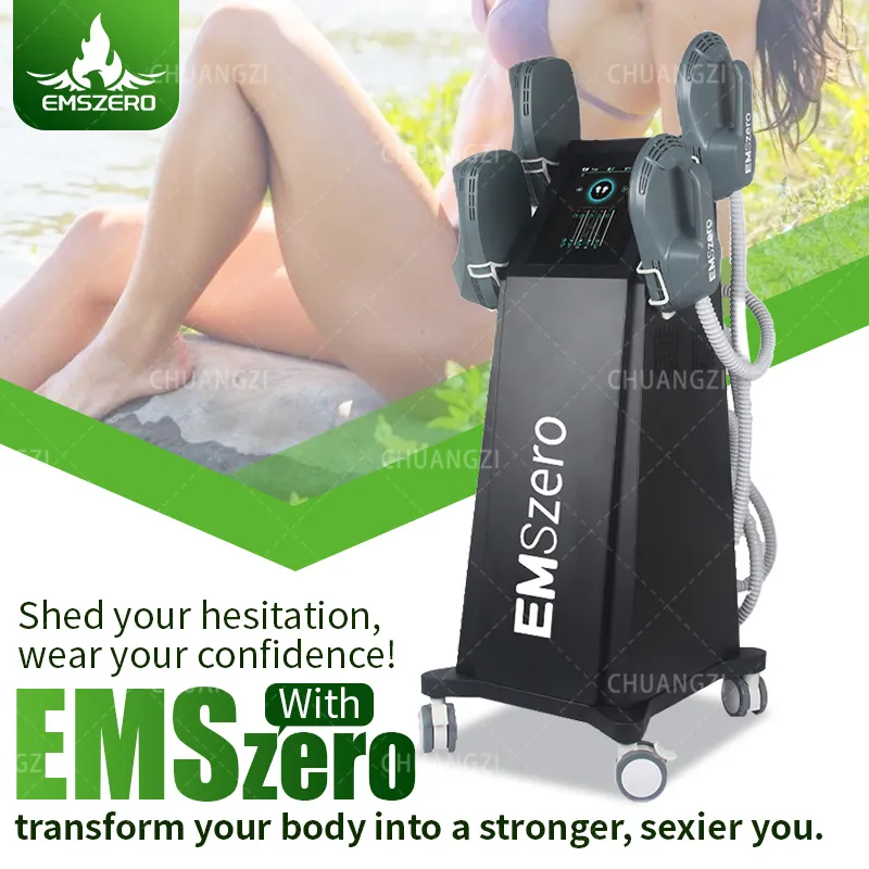 emszero neo slim rf 14 Tesla 6500W EMS HI-EMTボディスカルプティングマシンの重量電磁体脂肪を除去する