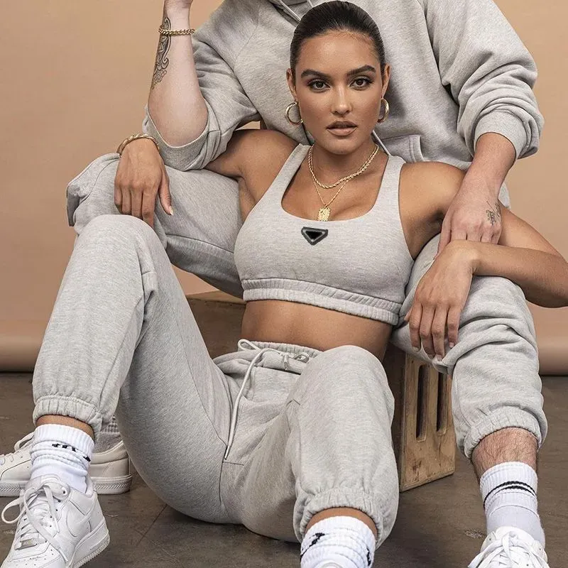 Women Tracksuits Pants Stacked Sweatpants Tracksuits Sports Casual Drawstring Trousers Ladies Fashion Designer Clothes