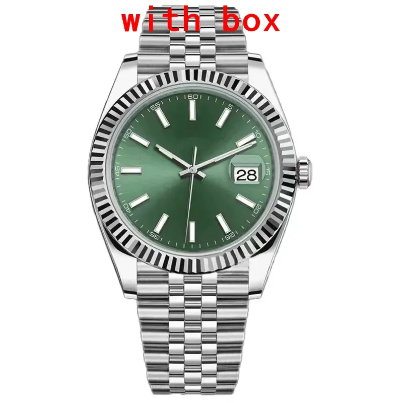 Modetillbehör MENS Titta Retro Designer Titta på Leisure Datejust 28mm Montre de Luxe 36mm/41mm Automatisk rörelse Titta på rostfritt stål SB026 B4