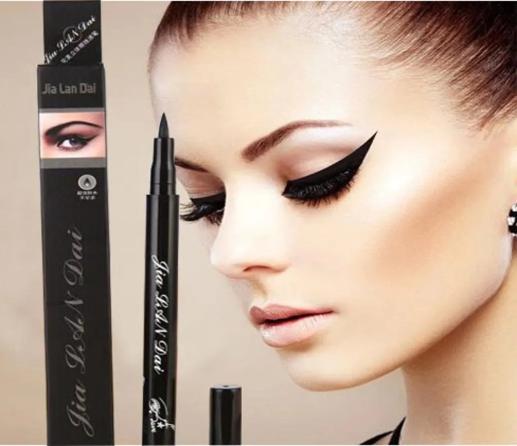 Liquid Eyeliner Black Waterproof Pen Liquid Eyeliner Eye Liner Pencil Make Up Beauty Comestics Whole 004820MU8412203