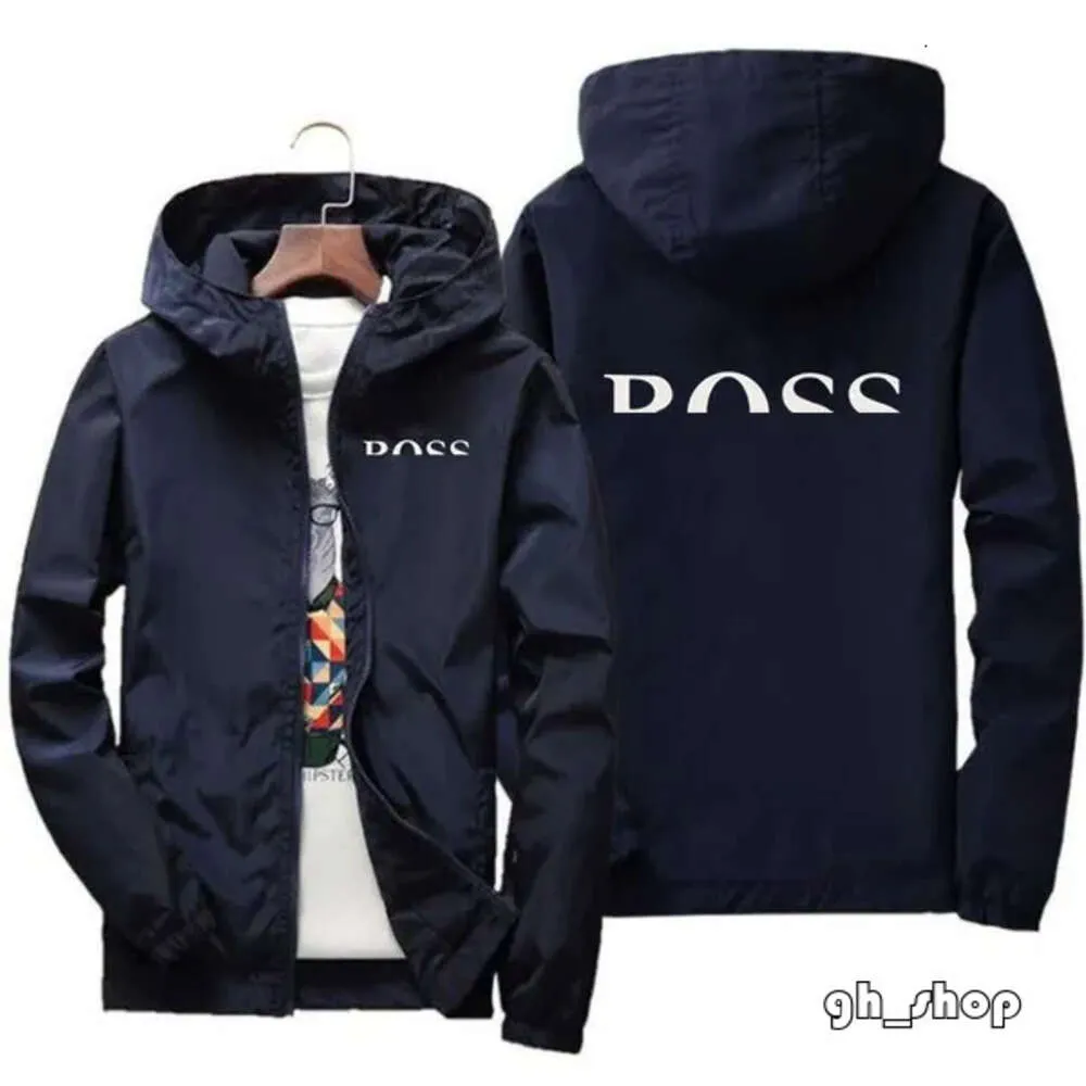 Boss Jacket Hommes Designer Vestes Designer Veste Printemps Automne Windrunner Mode À Capuche Hogo Sports Coupe-Vent Casual Zipper Homme Et Femmes 3376