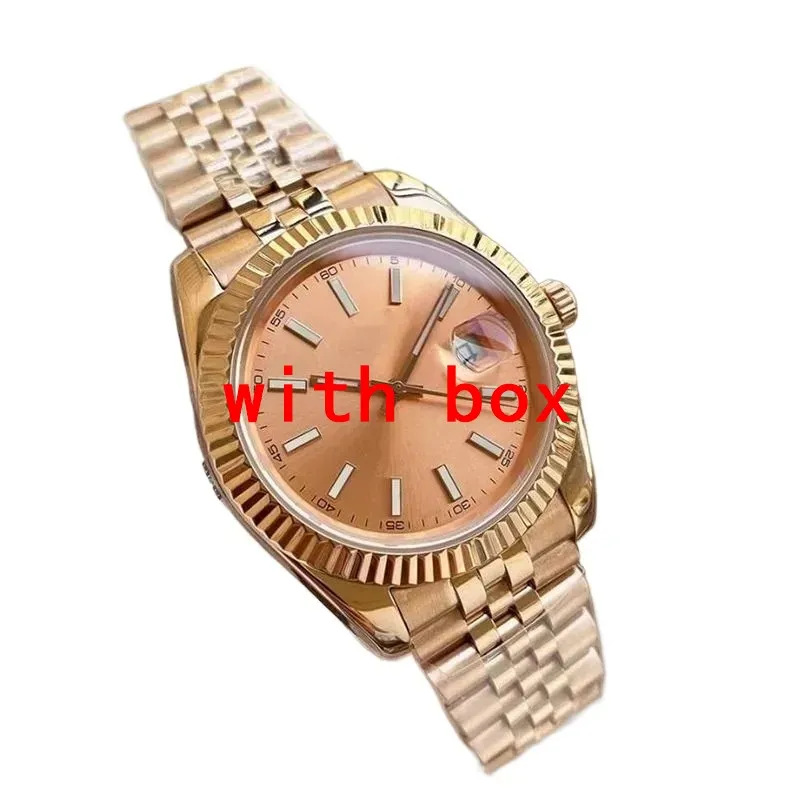 Reloj con movimiento de acero inoxidable Relojes de diseñador de moda 28/31/36/41 mm Wimbledon Montre de Luxe Reloj para hombre con diamantes súper luminosos Datejust Pareja de gama alta SB018 B4