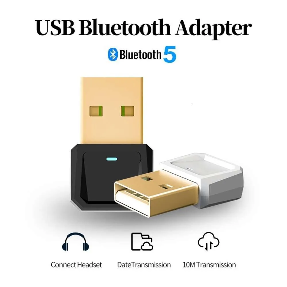 Bluetooth USB -adapter 5.0 Desktop Computer Sändare Wireless Mouse Tangentbord Högtalare Skrivare