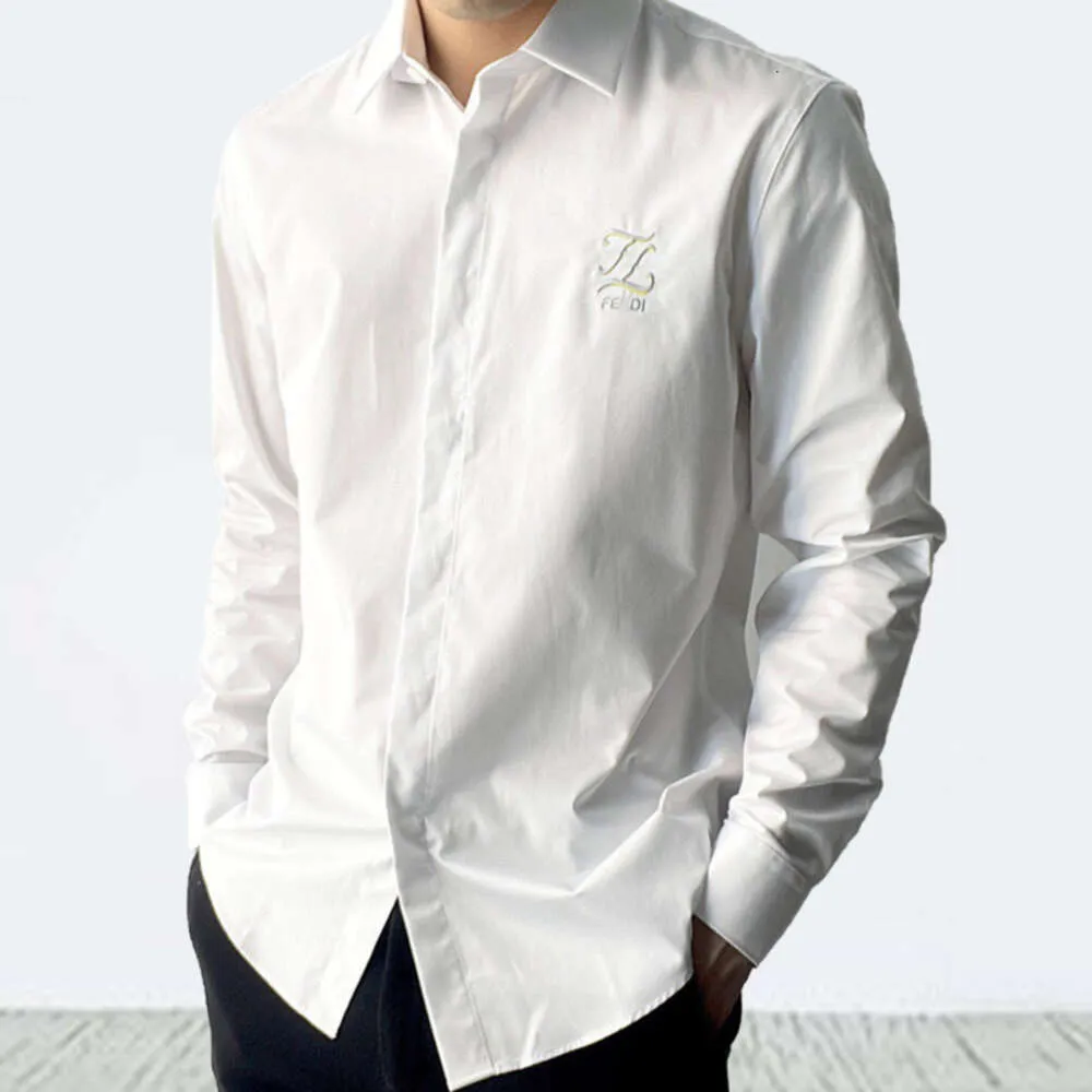 hommes chemise designer chemise hommes femmes mode lettres brodées chemises à manches longues tendance couleur unie cardigan manteau chemisiers tops
