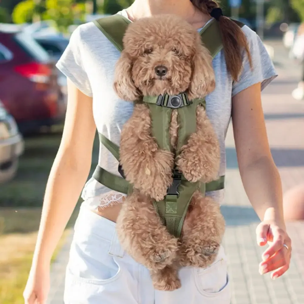 Taşıyıcılar Pet Köpek Kedi Taşıyıcı Evcil Hayvan Ayarlanabilir Eller Ücretsiz Köpek Taşıyıcı Orta Küçük Evcil Pet Sırt Çantası Su Geçirmez Oxford Kumaş