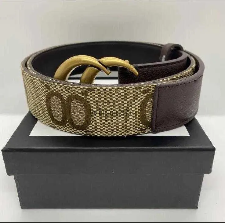 Ceintures 2023 Hommes Mode Ceinture Luxe Hommes Designers Femmes Jeans Ceintures Serpent Big Gold Boucle Taille 105-125 CM avec boîte 15 couleur 240226