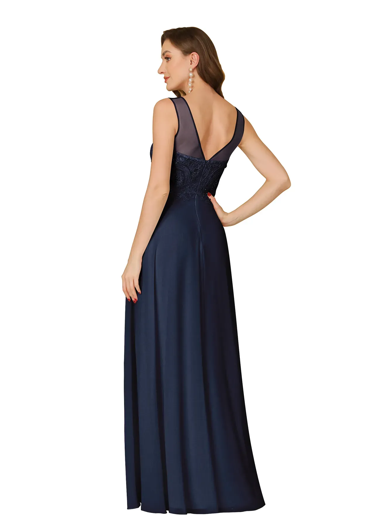 princess polly baby blue dress Allegra Cornflower blue Bridesmaid Dress