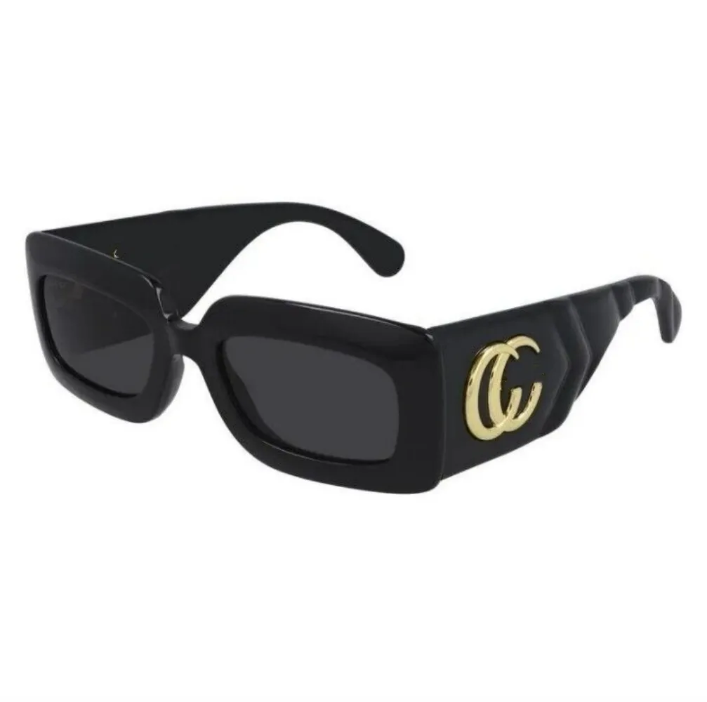 New Luxury rectangle square sunglasses for women men designer summer shades polarized eyeglasses vintage oversized sun glasses of womens male sunglass with