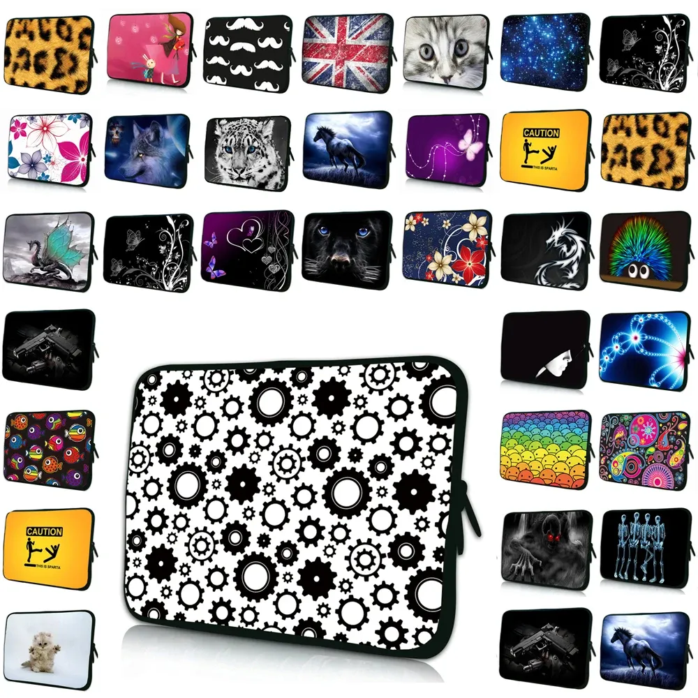 Mochila Neoprene Laptop Funda Portatil Bolsas 7 10 12 13 14 15 17 15.6 13.3inch Notebook Chromebook Capa Case Bag para Chuwi Xiaomi Acer