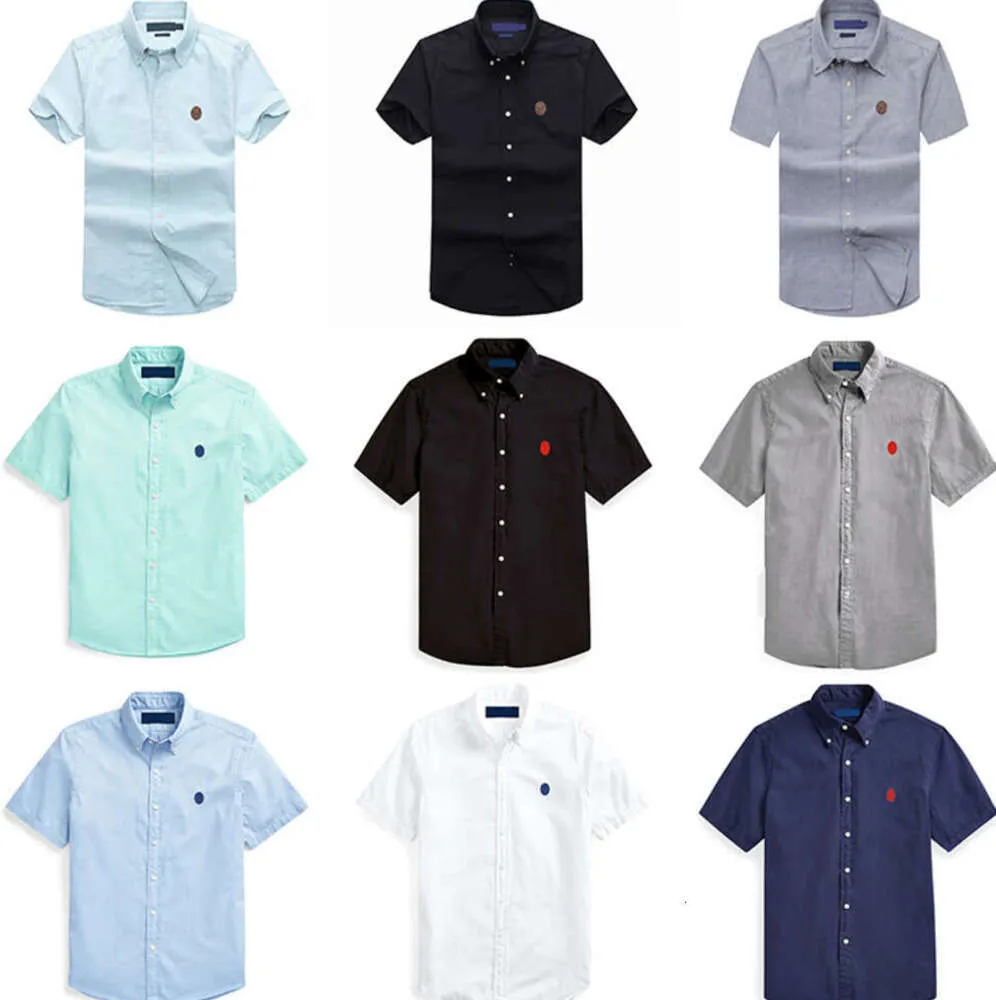 24 New Little Mens Womens Camisas Casuais Designers Camisa de Moda Ralphs Polos T-shirts Tees Tops Homem Camiseta Luxurys Roupas Manga Laurens Roupas 511ess