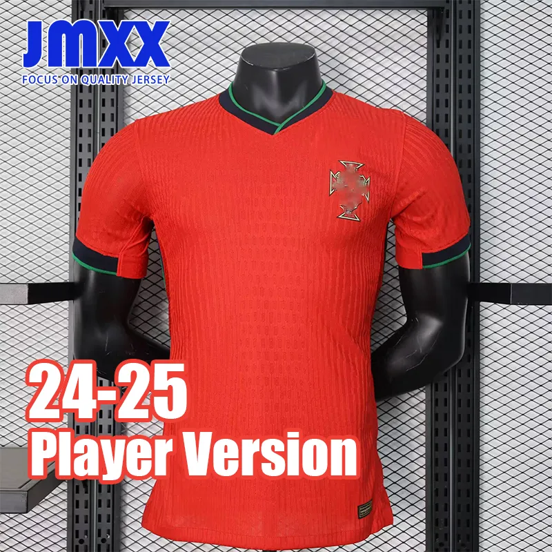 Jmxx 24-25 Portugal Speciale Voetbalshirts Heren Uniformen Jersey Man Voetbalshirt 2024 2025 Speler Versie
