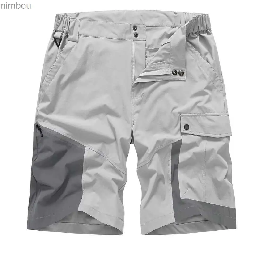 Men's Shorts Summer Men Cargo Shorts Tactical Short Pants Swim Trunks Waterproof Quick Dry Running Fishing Casual Sport Short Pants 240226