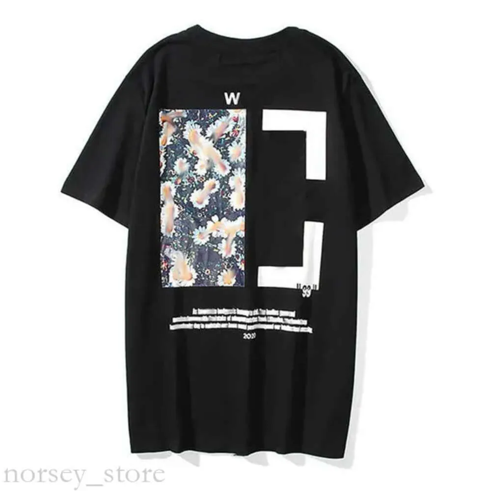 Off White T Shirts Men's T-shirts Kläder Mens Tee and Women Tees Man Casual Street Graffiti White Fox T Shirt Sweatshirt 926