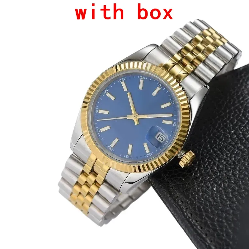 Datejust Top Par Watch Gold Plated Designer Watch 36mm/41mm Womens Montre de Luxe rostfritt stål 28mm rörelse tittar på högkvalitativ SB026 B4