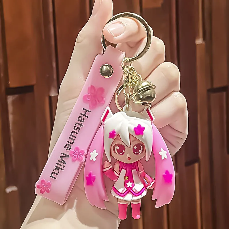 Cute Anime Keychain Keychain Keyring American Girl Doll Couple Student Personalized Creative Valentine's Day Gift