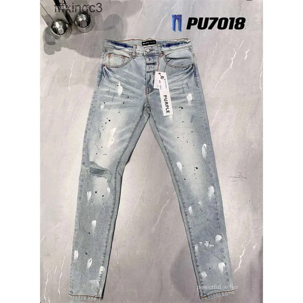 Marque Designer Hommes Denim Pantalons Pantalons De Mode Conception Droite Rétro Streetwear Pantalon De Survêtement Occasionnel Violet Jeans Joggers Pantalon Lavé 243