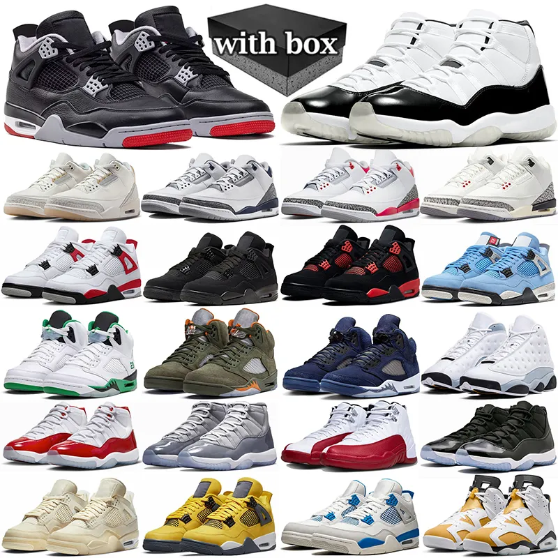 Gratis fraktskor basketskor Jumpman 3 4 5 6 11 12 13 MOMENTS Militär Black Cat Thunde 4s Gray 11s White Cement 5s 6s Palomino 12s Cherry Trainers Sneakers