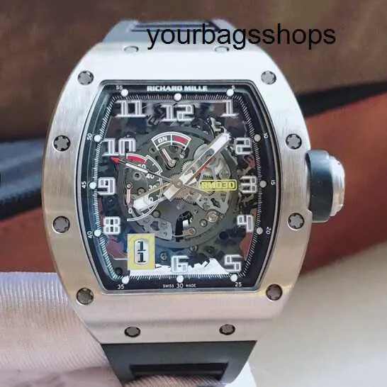 RM chronograaf mechanisch polshorloge Richarder Milles Watch Machinery RM030 Limited Edition 42 * 50 mm RM030 titanium metalen Tourbillon
