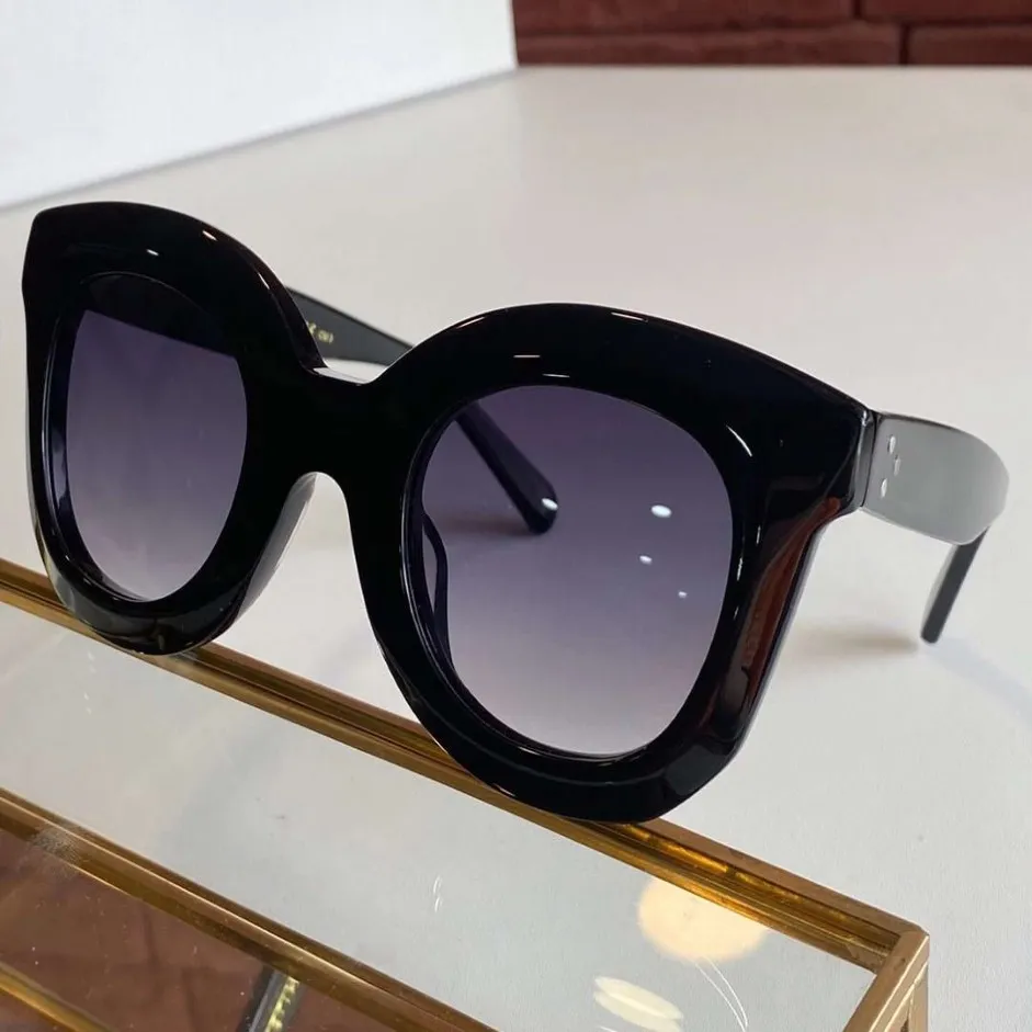 MARTA CL 41093 Solglasögon Black Frame Grey Lens Gafas de Sol Sun Glasses Fashion Ladies Solglasögon med Box309N