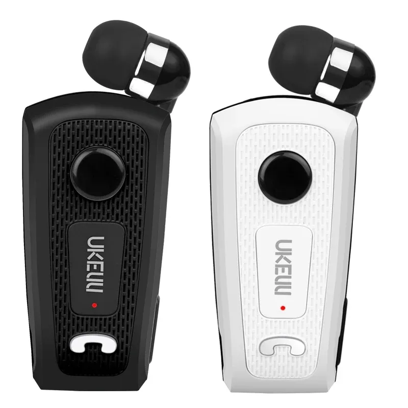 FINEBLUE nouveau UKELILI UKE20 Portable Business sans fil Bluetooth casque télescopique écouteur avec micro casque appel vibration