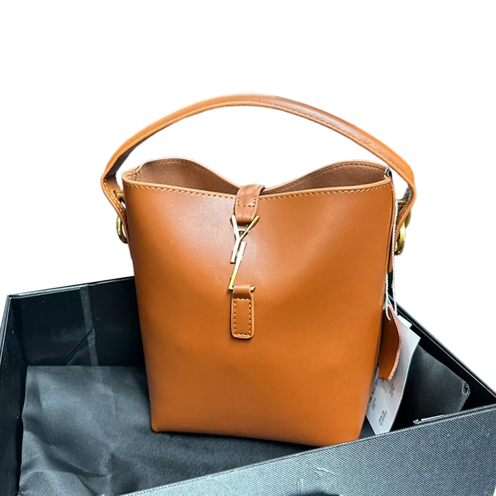 Designerväska LE 37 hinkväska äkta läderväska mini väska damväska högkvalitativ väska på väska fabrik grossist d0013