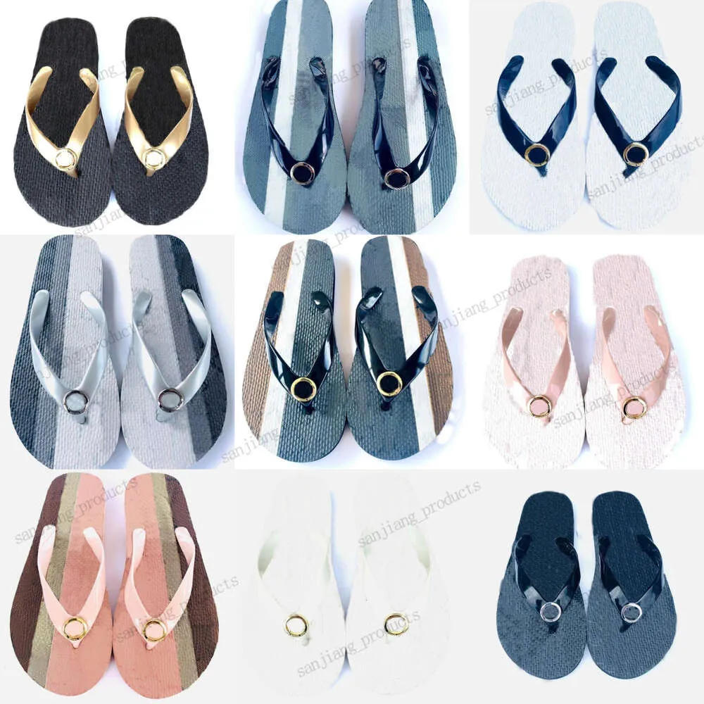 2024 Summer Women Designer Slippers Letters M K Flip Flops Shoes Outdoor Beach Travel Slides Woman's Ladies Girls Indoor Bathroom Non-slip Slides Flip-Flops Sneakers