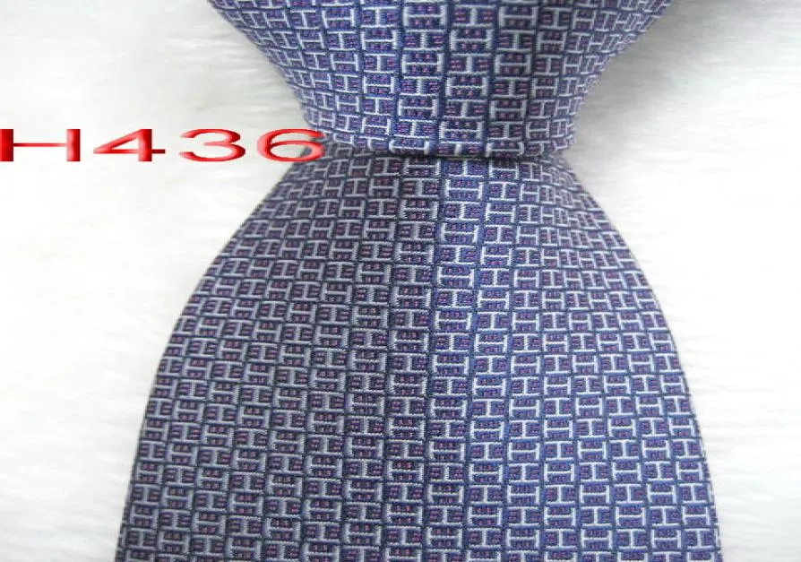 H436 100 soie Jacquard tissé à la main hommes 039s cravate cravate 012779747