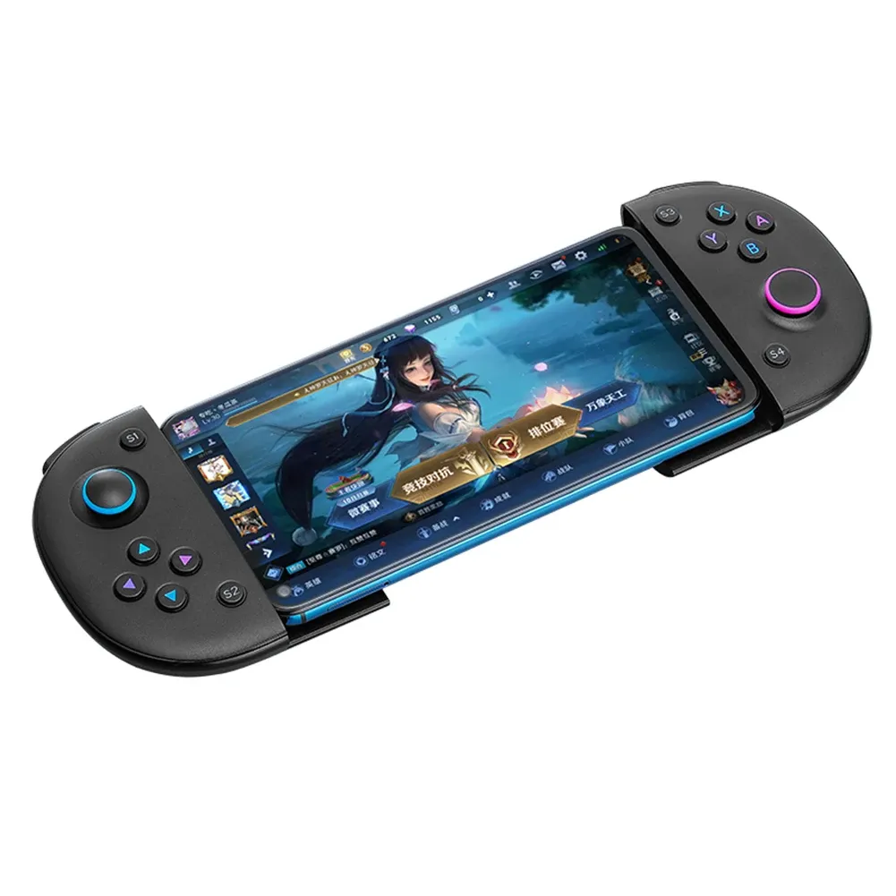 Gamepads Portable Type C Game Controller Telescopic Phone Holder Gamepad Extendable Joystick for 6.68 inch Android iPhone