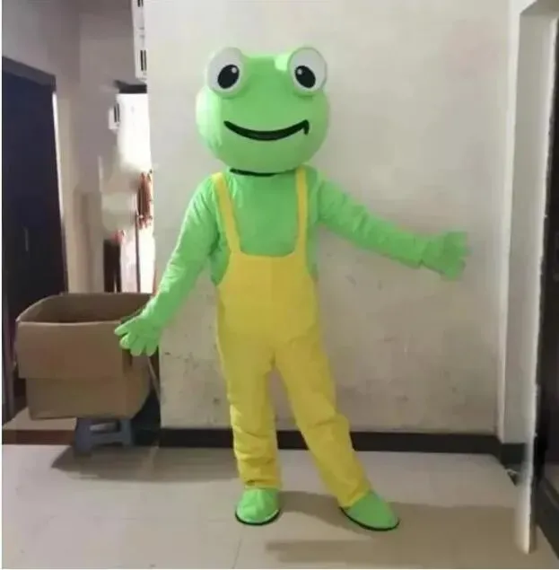 2024 Halloween Adult size Cartoon Frog mascot Costume for Party Cartoon Character Mascot Sale free shipping support customization