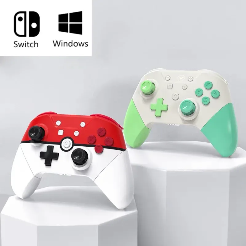 Spelare Aolion Wireless Bluetooth Game Controller för Nintendo Switch Pro Wireless Controller med NFC och 3D Joysticks GamePad