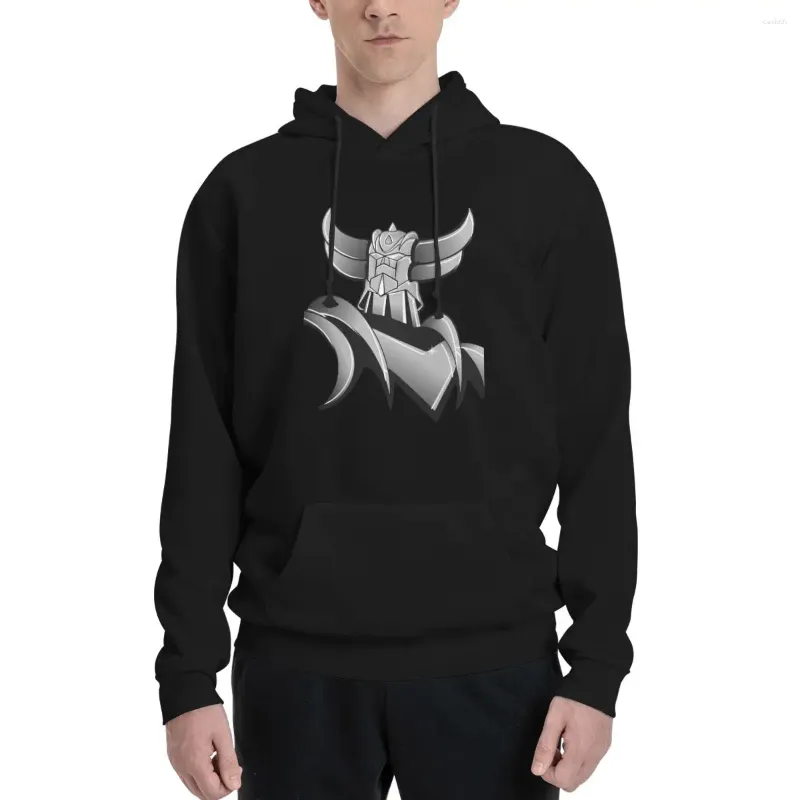 Męskie bluzy goldorak grendizer ufo robot pullover bluet ubrania streetwear men jesień