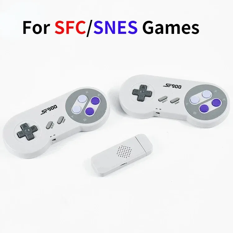 Giocatori NUOVA Console di videogiochi retrò wireless Super 16bit per Super Game Stick HD Compatible 1500 giochi per giochi SFC/SNES