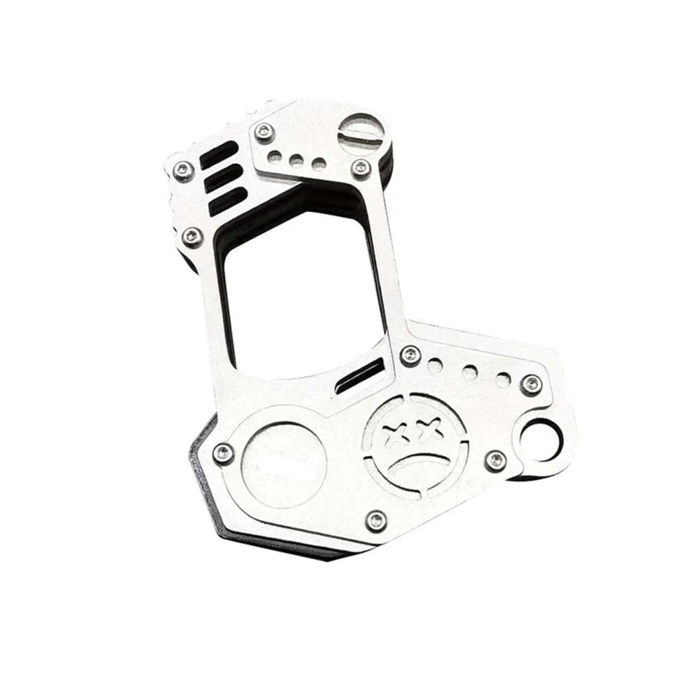 Use Outdoor To Easy Gear Stainless Steel Gold Travel Gaming Wholesale EDC Boxing Ing Four Finger Rings Strongly Factory Window Brackets 811105