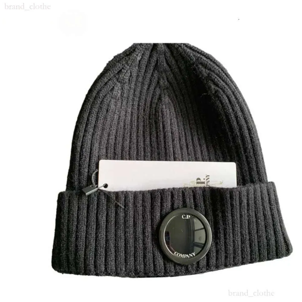 CP Companys Hats Fashion Designer för män Kvinnor Bonnet CP Officiell webbplats 1: 1 Högkvalitativ stickad hatt Fina Merino Wool Goggle Stones Island Beanie CP Comapny 631