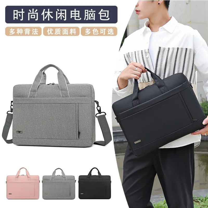 Nuove borse per laptop da uomo unisex borsa da lavoro semplice e casual di grande capacità Borsa da donna a tracolla con una spalla valigetta da esterno