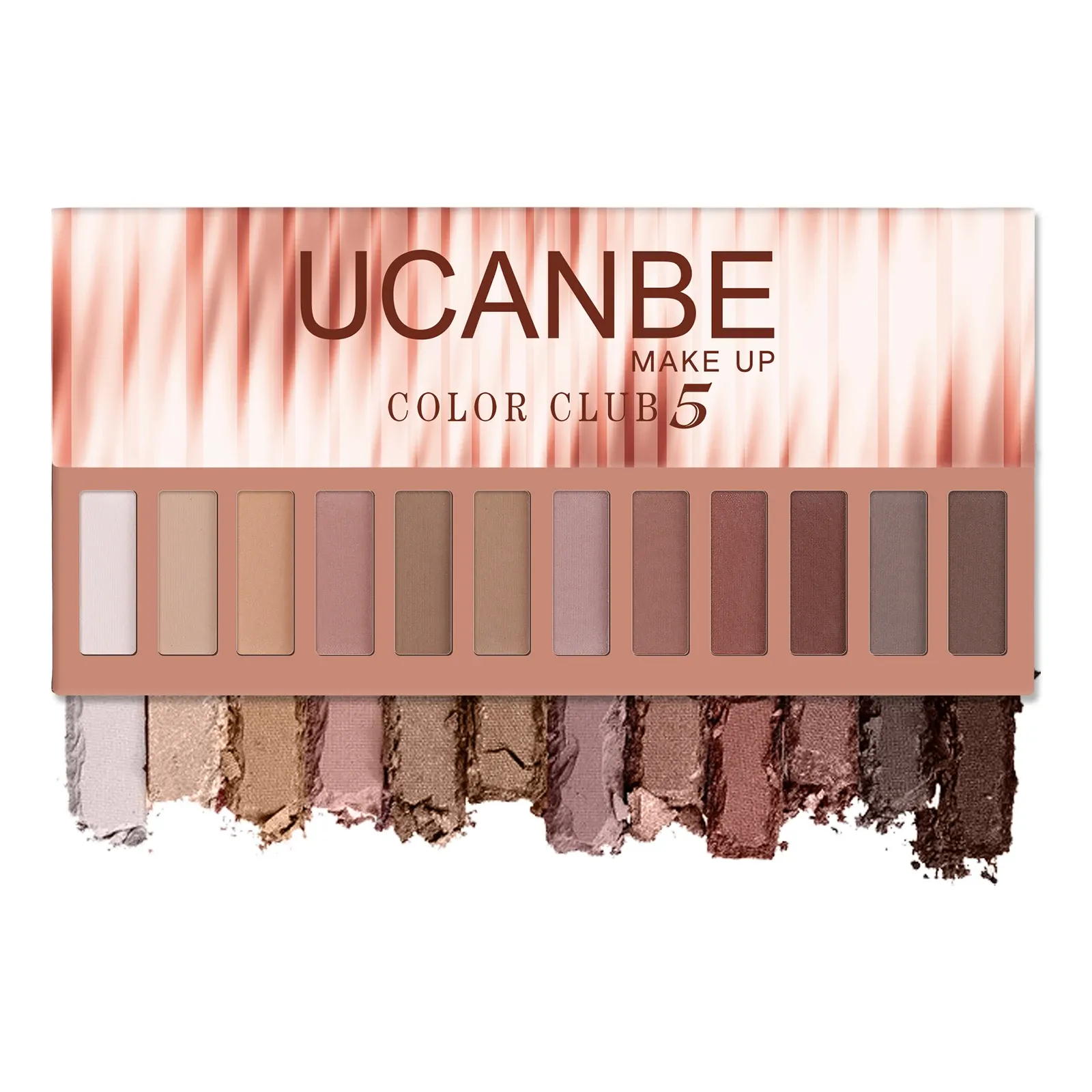 Shadow Ucanbe 12 Color Eyeshadow Makeup Palette, Naked Naken Eye Shadow, Neutral Matte Shimmer Make Up Pallet 05