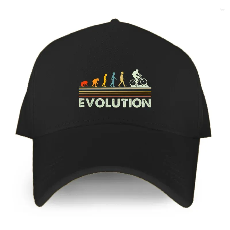 Ball Caps Funny Mountain Bike Evolution Baseball Trucker Classic Vintage Hat For Men Dad