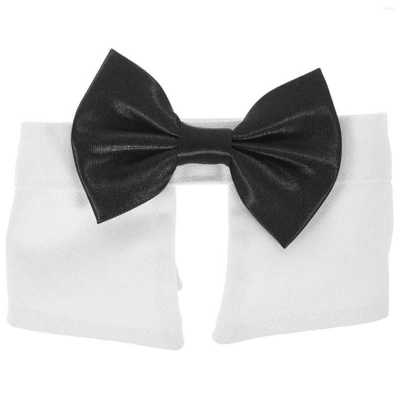 Hundkläder Tuxedo Collar Outdoor Cat Bow Tie Puppy Birthday Present justerbar för bomullskrage