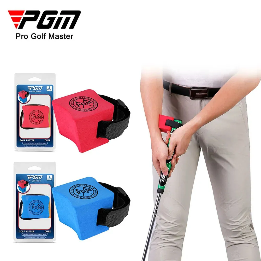 PGM Golf Putter Wrist Fixer EVA Sponge Assist Practice Kit Golf Pose Corrector Left and Right Hand Universal Golf Practice Kit 240219